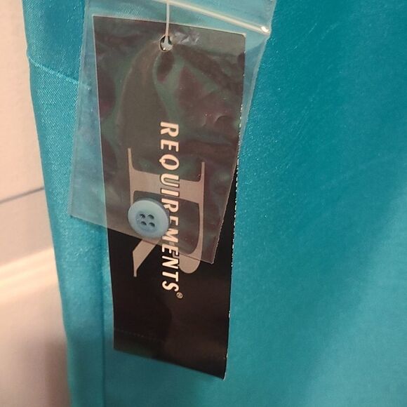 Ladies Size 10 Sleeveless Turquoise Blouse - Picture 9 of 10